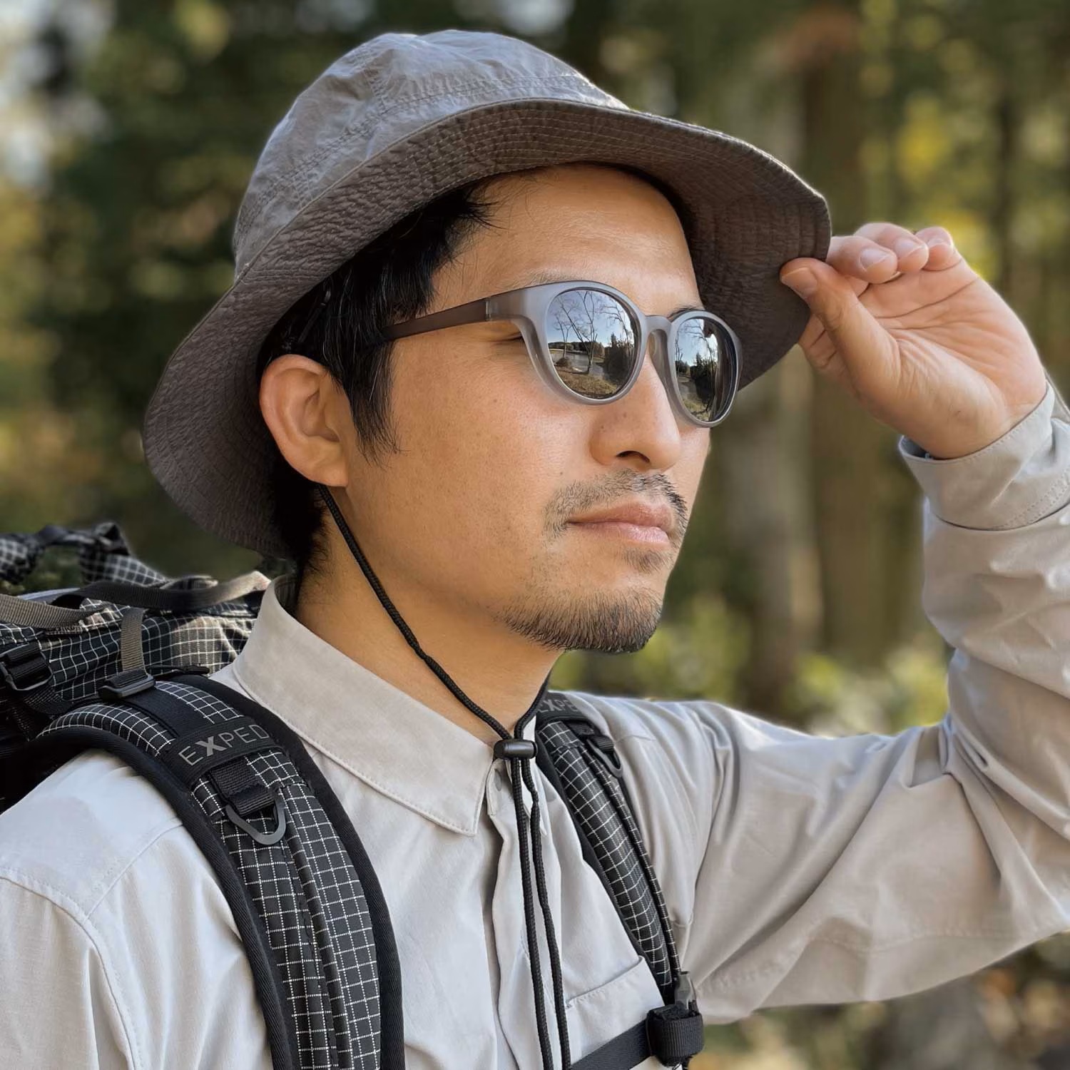 ソライズ サングラス EIGHT HAKU 優しい印象与えるボストンモデル  