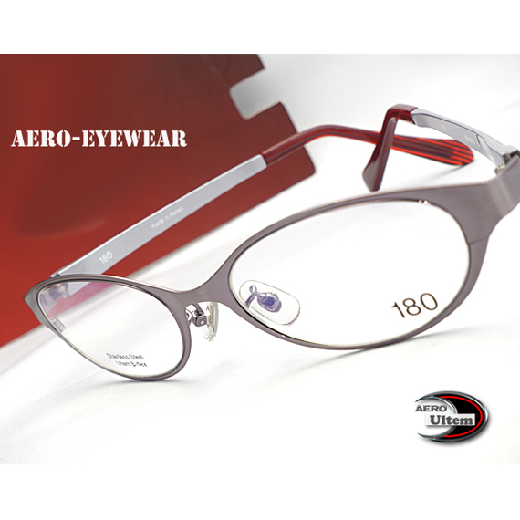 メガネ 度付 エアロウルテム AERO eyewear L.Pink 注目の新素材ULTEM 超タフ・超軽量×フロントメタル《送料無料》】＋カラーレンズ無料キャンペーン中