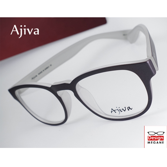 メガネ 度付 Ajiva Eyewear 超弾力性新素材 (グリルアミドTR-90素材) BlackBrown 軽量 ボストン型 眼鏡一式 送料無料 ＋ カラーレンズ 無料キャンペーン中
