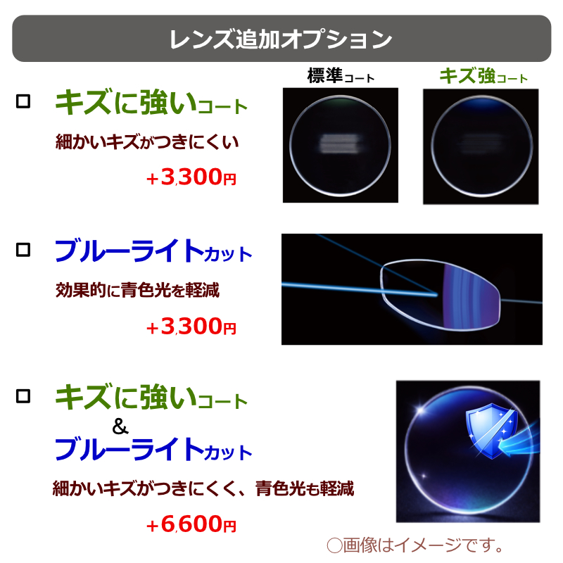 レンズコートオプション