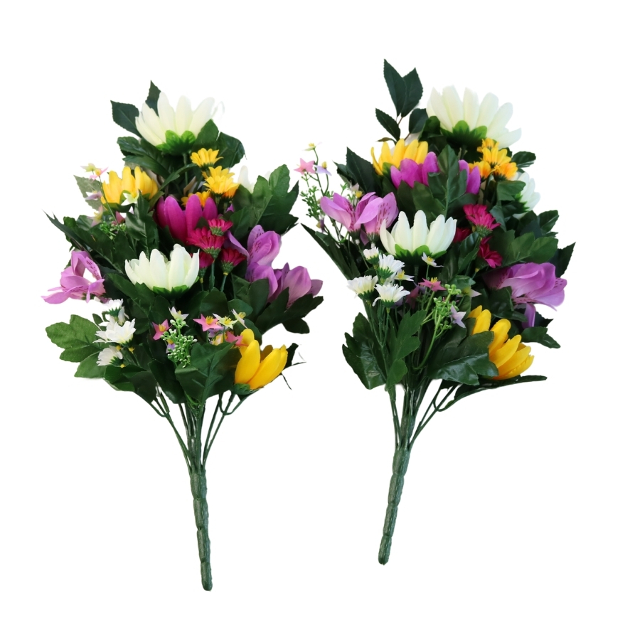 仏花 造花 仏壇用 墓用 一対 お供え お墓用 枯れない お手入れ不要 水