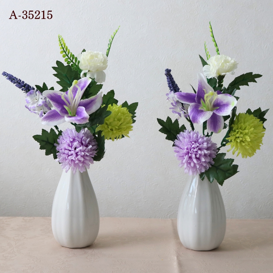 お墓用造花仏花　全長51cm. 一対　新品未使用リアル供花　仏壇でも　No219 imgrc0106097565.jpg
