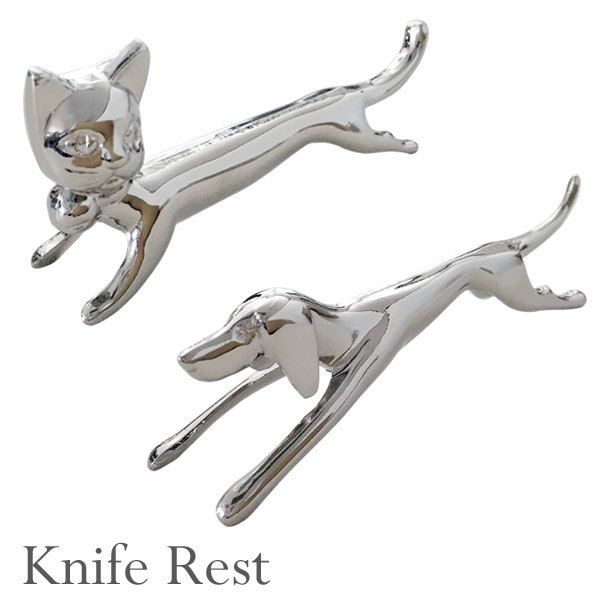 かわいい猫型 ネコ 箸置き ナイフレスト5個セット