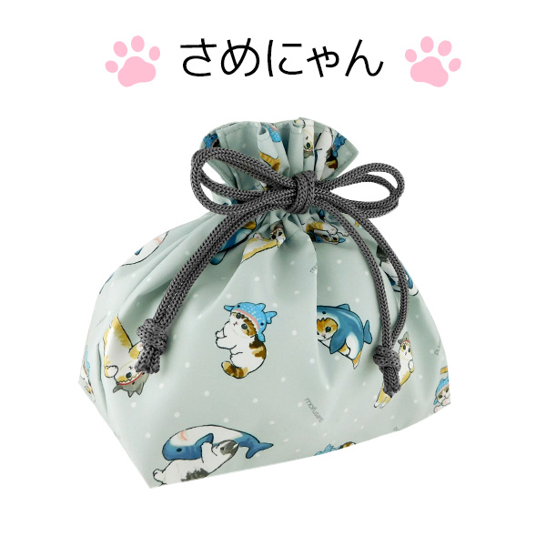 ハンドメイド お弁当袋 巾着 猫ちゃん柄｜Yahoo!フリマ（旧
