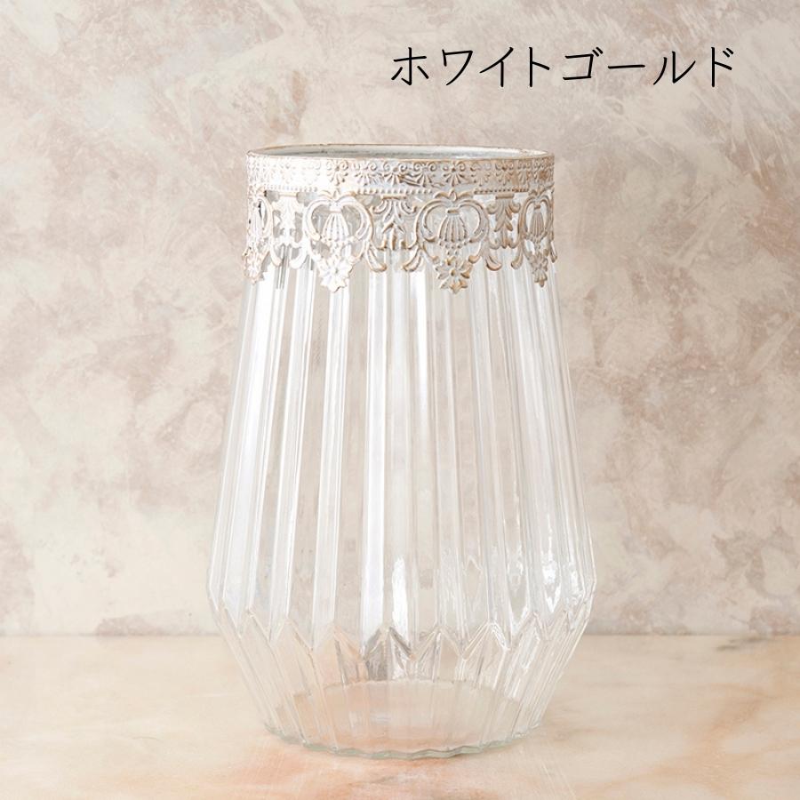 花瓶 おしゃれ ガラス 大きいサイズ 大きい 一輪挿し ロワール Loire アンティーク かわいい 可愛い 造花 フラワーベース｜meggie｜02