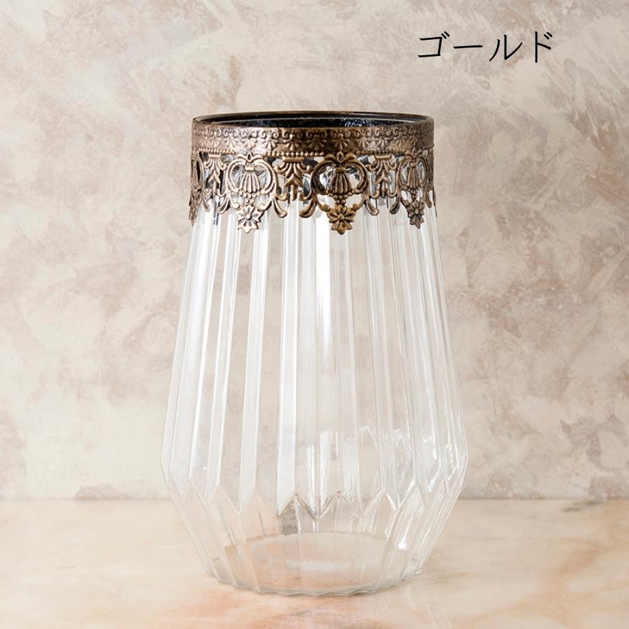 花瓶 おしゃれ ガラス 大きいサイズ 大きい 一輪挿し ロワール Loire アンティーク かわいい 可愛い 造花 フラワーベース｜meggie｜03
