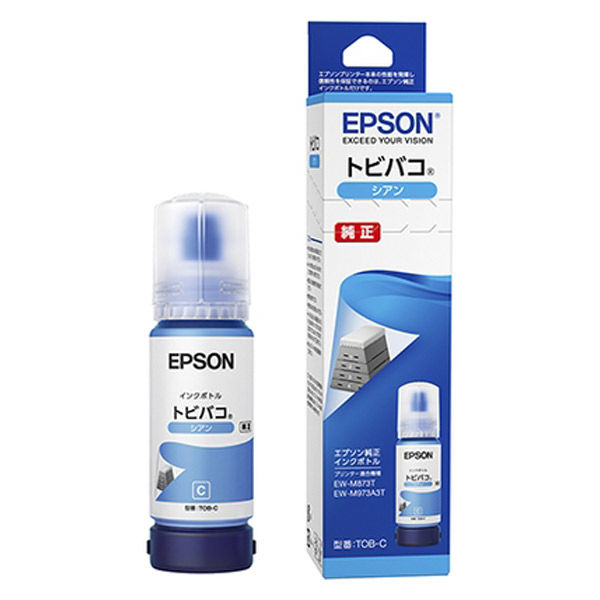 【 純正品 6色セット】EPSON エプソン インクボトル (トビバコ) TOB 6色セット （TOB PB TOB MB TOB C TOB M TOB Y TOB GY） :EPS I TOB 6C:メグリエ