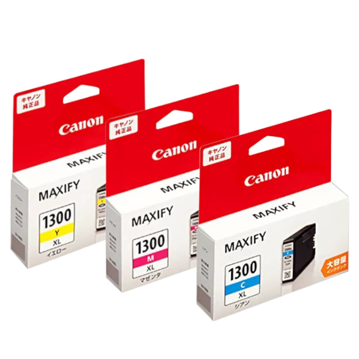 純正品 3色セット CANON キヤノン インクタンク PGI-1300XL 大容量3色