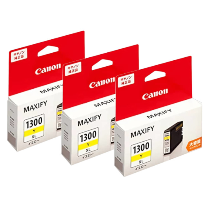 純正品 3色セット CANON キヤノン インクタンク PGI-1300XL 大容量3色
