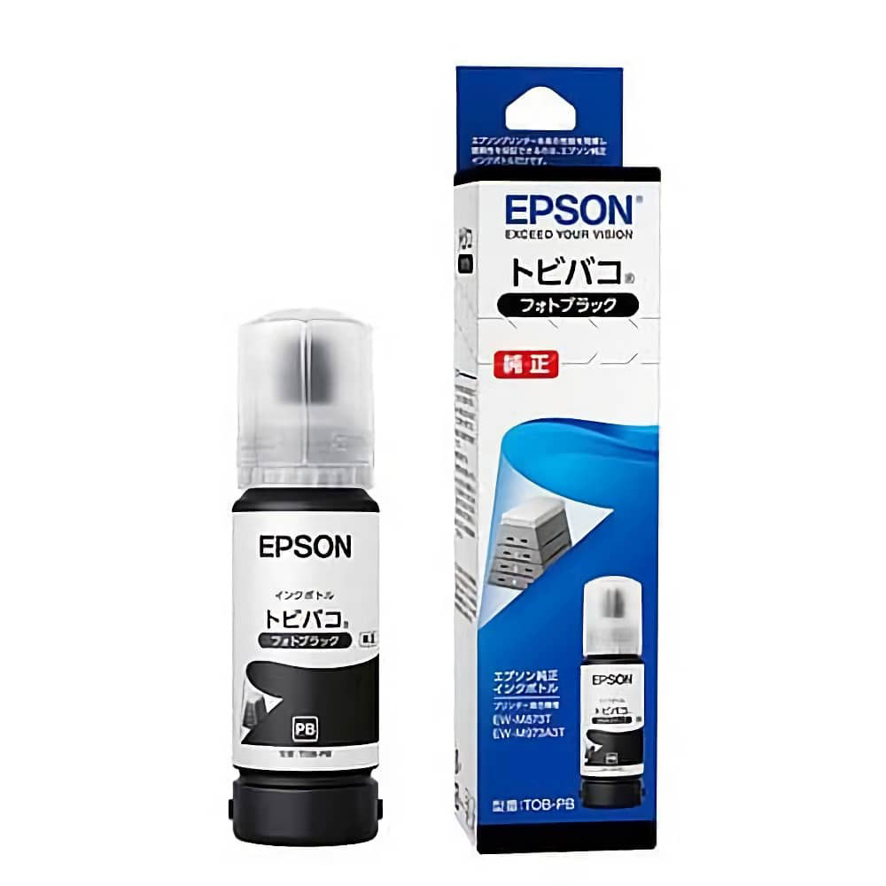 EPSON インク トビバコ6色セット（純正品） 純正品 6色セット EPSON エプソン インクボトル (トビバコ) TOB （TOB