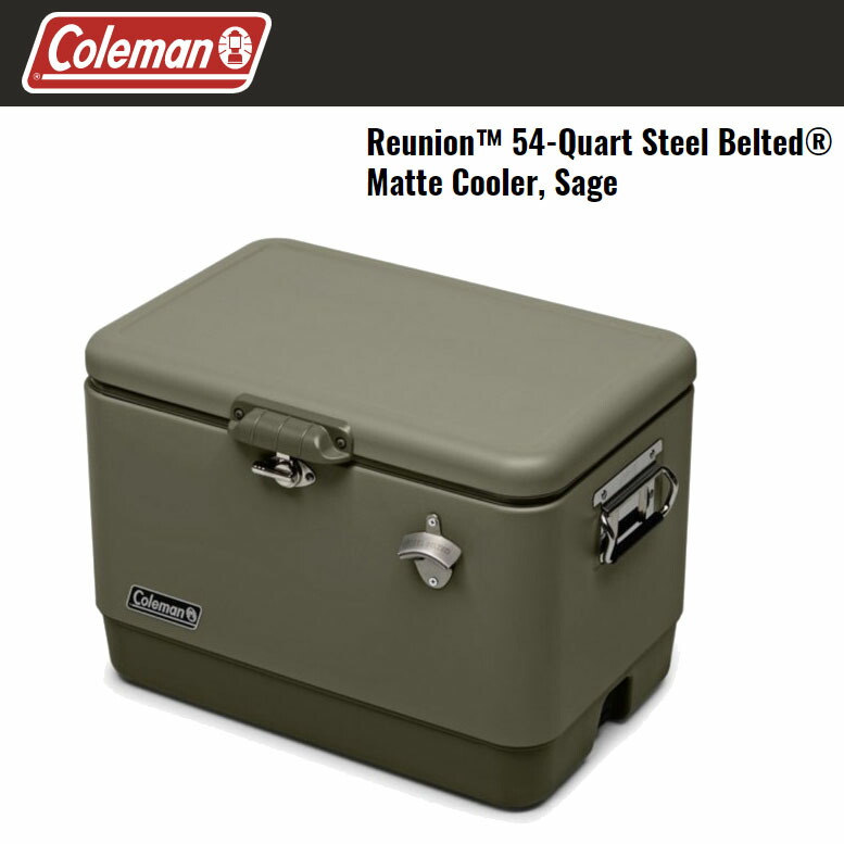 54QT スチールベルトクーラー（セージ）の通販｜キャンプ用品の