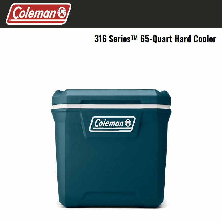 Coleman - 【美品】Coleman 316シリーズ 65QT ホイールクーラー Coleman コールマン クーラーボックスCOLEMAN 65QT 316Series