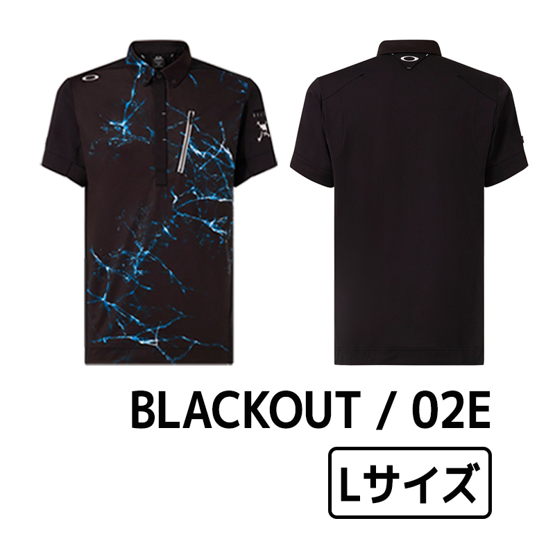 オークリー ポロシャツ スカル アイススマッシュシャツ OAKLEY SKULL ICE SMASH SHIRT FOA406428 半袖  襟付き ゴルフウェア  日本正規品｜megurie2｜05