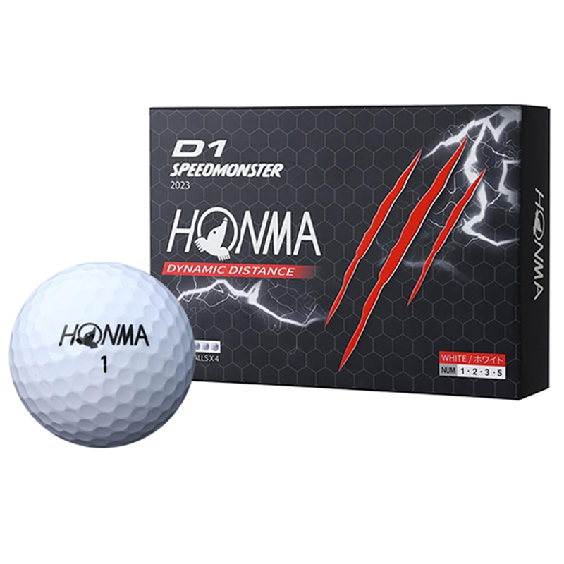 HONMA ホンマ D1 SPEEDMONSTER Ball D1 スピードモンスター 1ダース（12個入り） ゴルフボール 日本正規品【BT2302】｜megurie2｜02