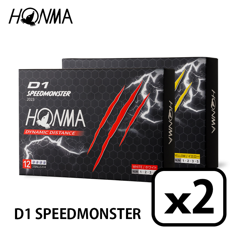 HONMA ホンマ D1 SPEEDMONSTER Ball D1 スピードモンスター 1ダース