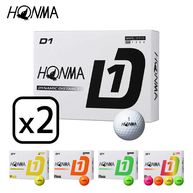 HONMA D1 在庫あり・即納 ホンマ Ball 2024 ボール 4ダースセット（12