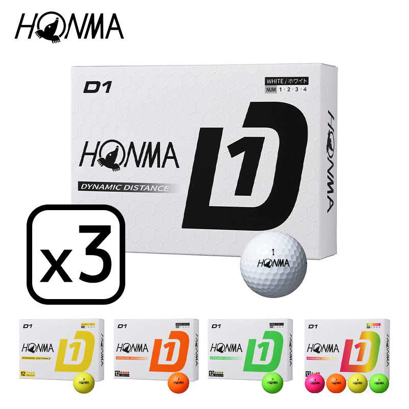 HONMA D1 【在庫あり・即納】HONMA ホンマ Ball 2024 ボール 2ダース
