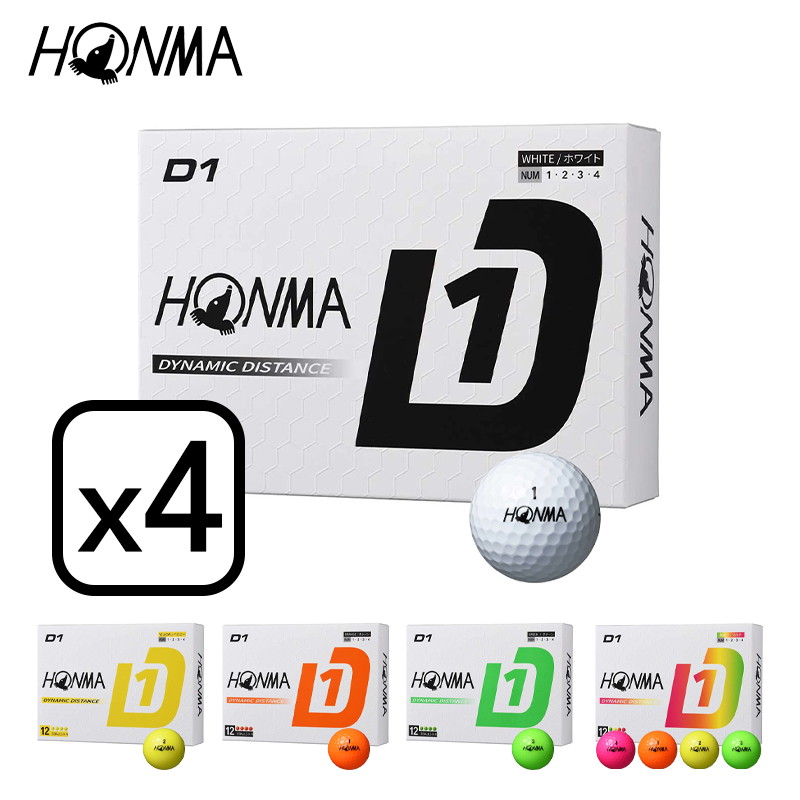 【在庫あり・即納】HONMA ホンマ D1 Ball 2024 D1 ボール 2ダース 