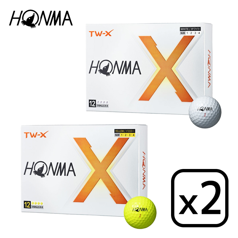 HONMA D1 【在庫あり・即納】HONMA ホンマ 2024 TW-X Ball 1ダース（12
