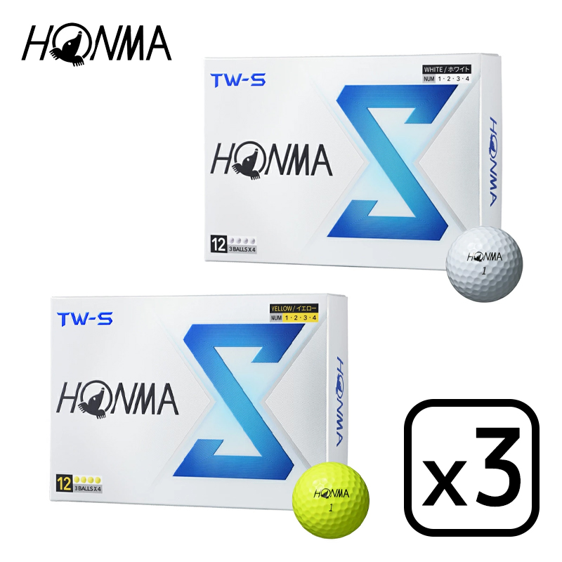 HONMA D1 【在庫あり・即納】HONMA ホンマ 2024 TW-S Ball 4ダース