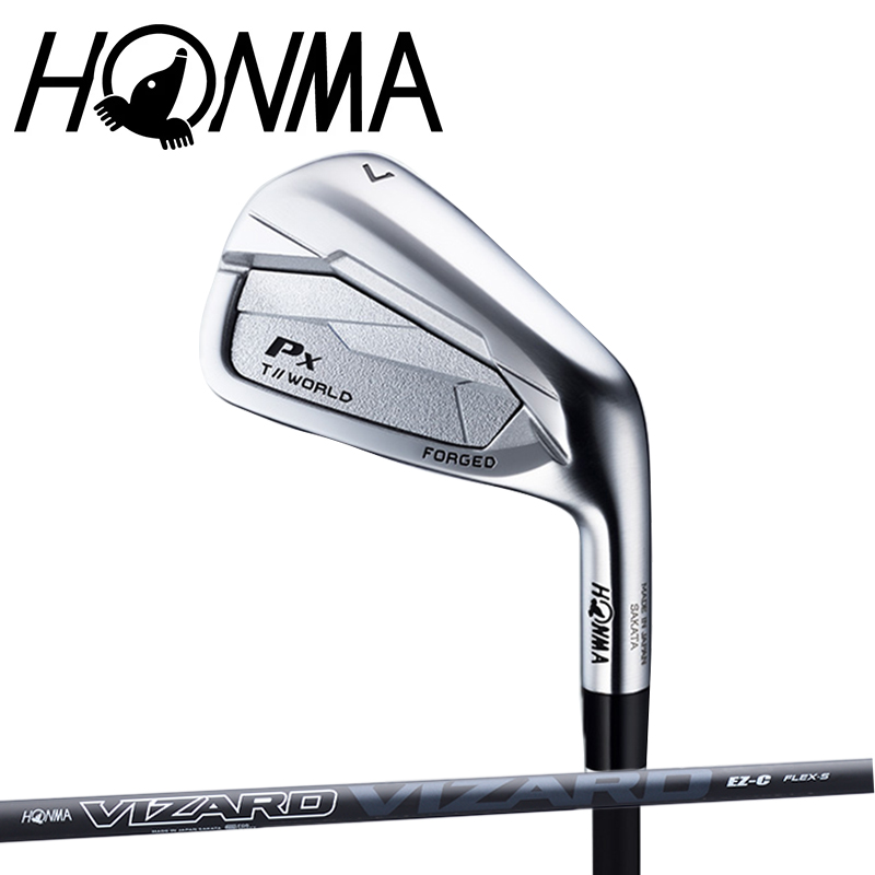 (特価)HONMA T//WORLD Px アイアンセット (6本セット) HONMA 5本セット TOUR WORLD Px IRONS(#6-#9、PW) VIZARD EZ-C 本間