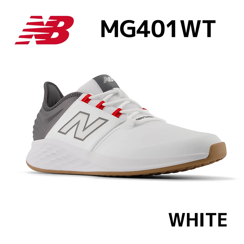 美品New Balance MG401WT Fresh Foam ローヴV2 ニューバランス フレッシュフォーム ローヴ V2 ゴルフシューズ