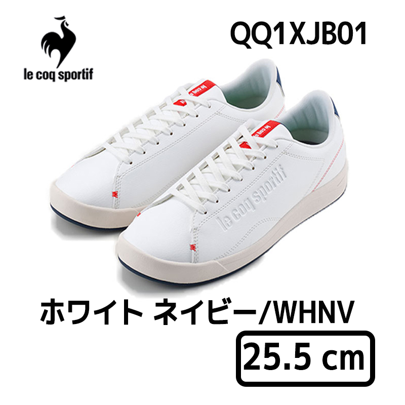 ルコックスポルティフ ユニセックス ゴルフシューズ スパイクレスモデル2024年モデル le coq sportif golf  ホワイトネイビー QQ1XJB01国内正規品｜megurie2｜02