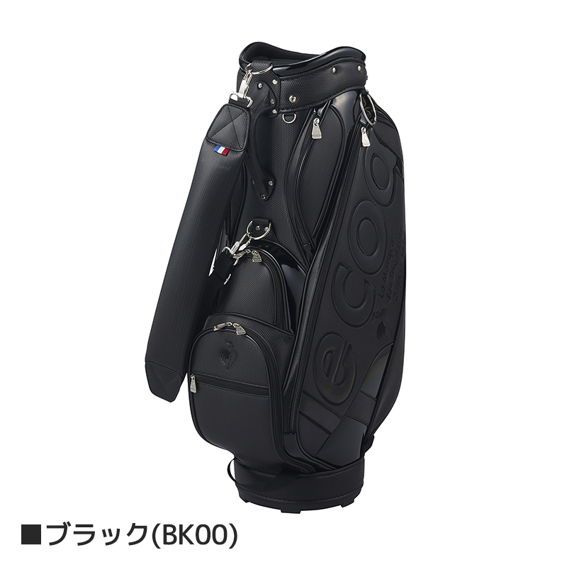 ルコックスポルティフ キャディバッグ le coq sportif caddy bag 大口径 6分割 9.5型(47インチ対応) 3.4kg  QQBWJJ04 ブラック/レッド/ホワイト 正規品 : qqbwjj04 : メグリエ 2号店 - 通販 - Yahoo!ショッピング