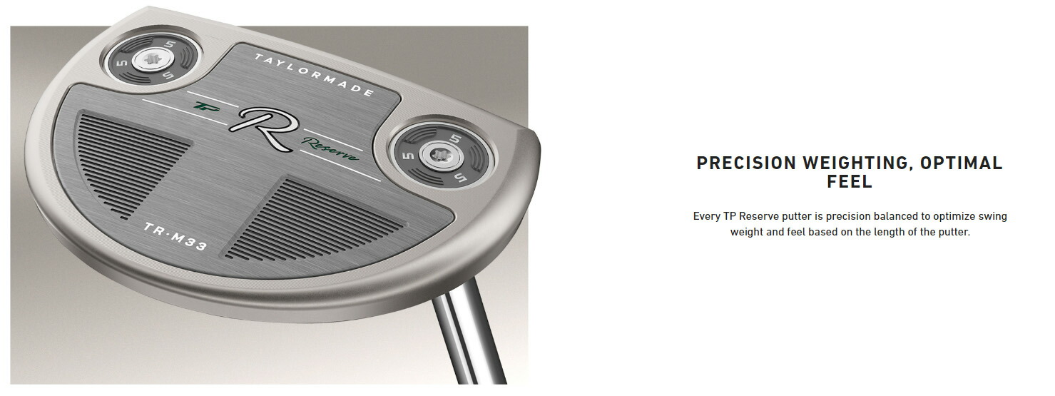 テーラーメイド TAYLORMADE TP RESERVE PUTTER 2023年モデル TP