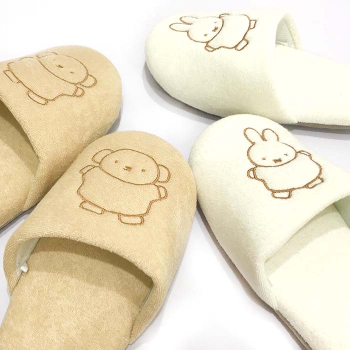 Miffy（ミッフィー） スリッパ ボリス ルームシューズ 洗える パイル