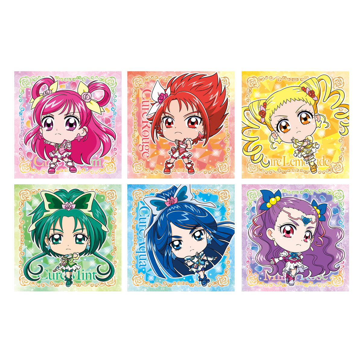 BOX〕バンダイ にふぉるめーしょんプリキュアオールスターズシール