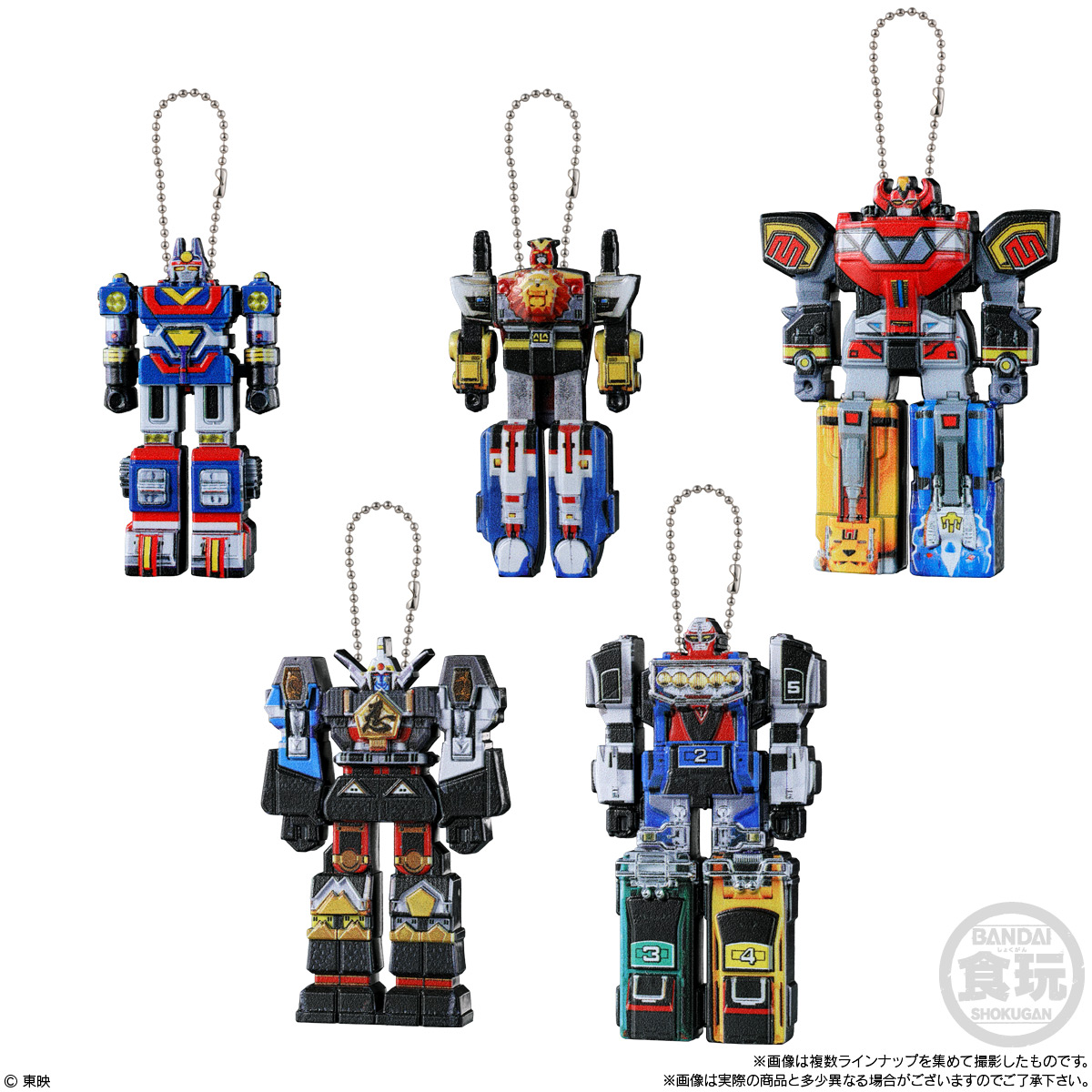 5個バラ売り〕バンダイ スーパー戦隊 DXロボチャーム＆チョコボーロ 5