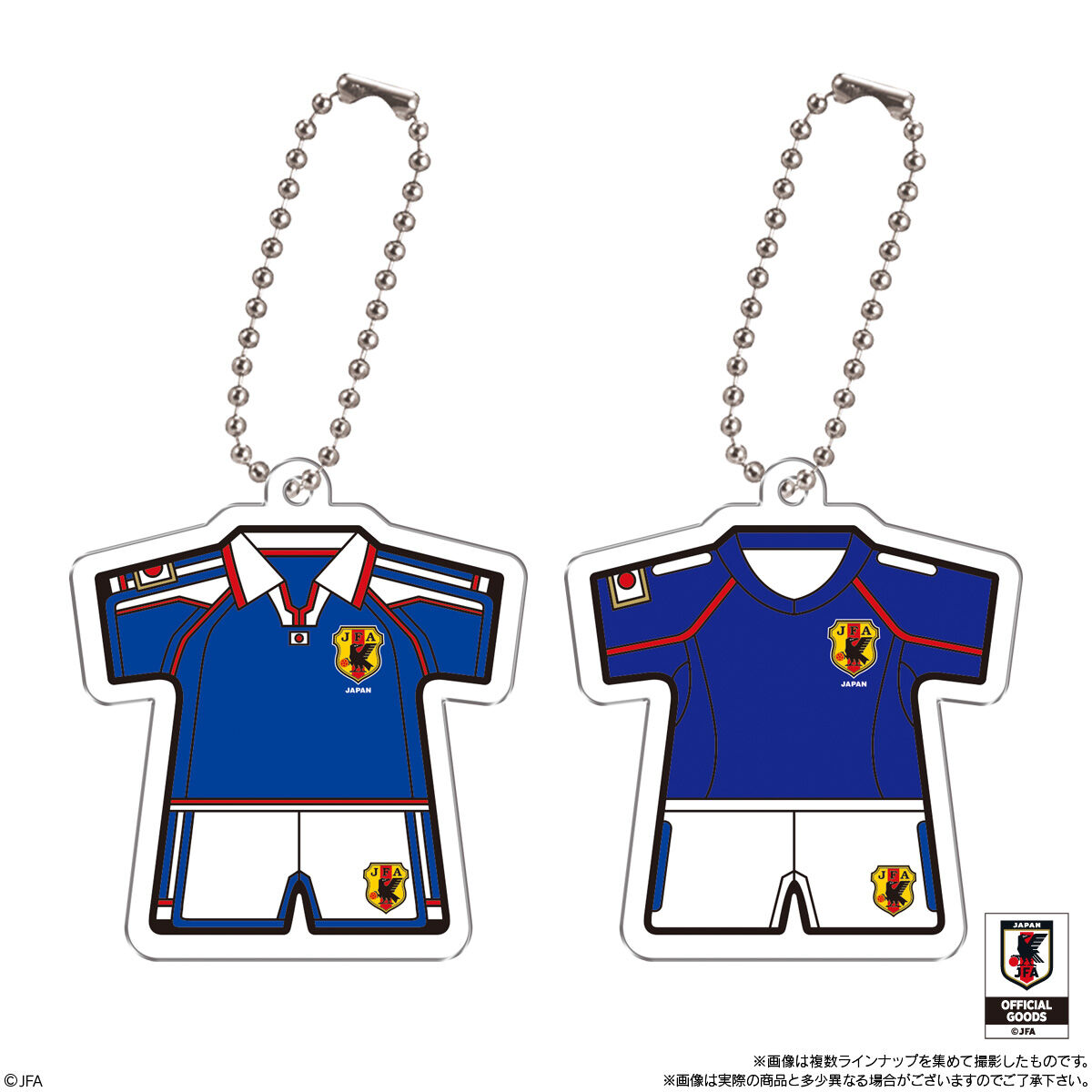 6個バラ売り〕バンダイ アクリルチャームビスケット サッカー日本代表