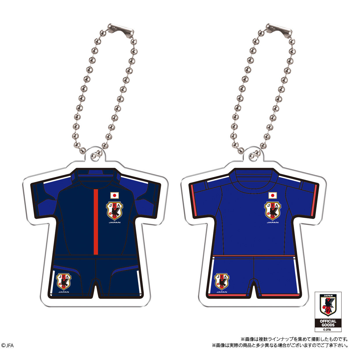 6個バラ売り〕バンダイ アクリルチャームビスケット サッカー日本代表