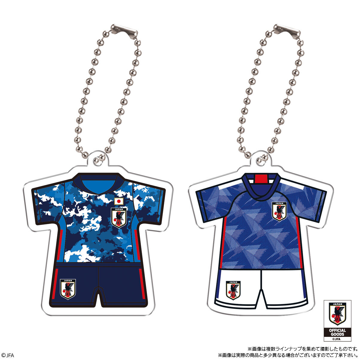 6個バラ売り〕バンダイ アクリルチャームビスケット サッカー日本代表