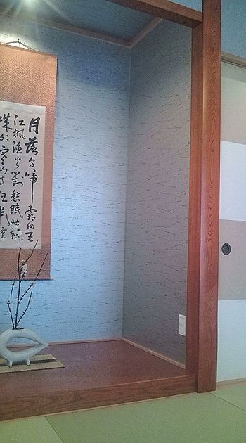 床柱 薄貼床柱 黒檀 コクタン 3000x120角 : めいぼくや webshop