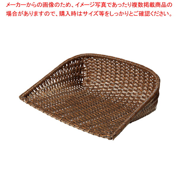 【まとめ買い10個セット品】樹脂箕 茶 特大 91 051B【調理器具 厨房用品 厨房機器 プロ 愛用 販売 なら 名調】 :set 4 0223 0901:厨房卸問屋名調