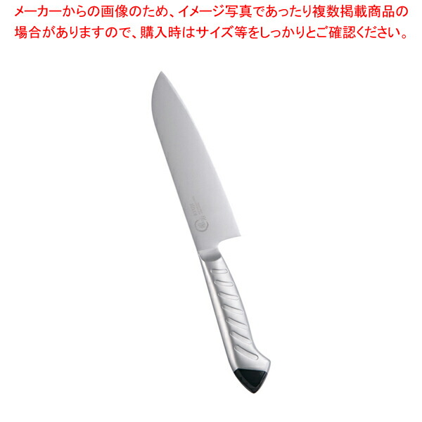 【まとめ買い10個セット品】龍治 ステンカラー 三徳 17cm ブラック【人気 おすすめ 業務用 販売 通販】 :set 6 0270 0607:厨房卸問屋名調