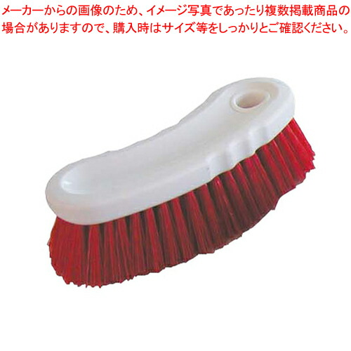 【まとめ買い10個セット品】ハンディブラシ 赤【厨房用品 調理器具 料理道具 小物 作業 たわし スポンジ 厨房用品 調理器具 料理道具 小物 作業 業務用】 :set 3 0916 0701:厨房卸問屋名調