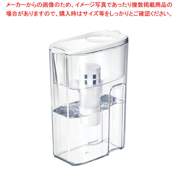 【まとめ買い10個セット品】クリンスイ ポット型浄水器 CP407 WT【人気 おすすめ 業務用 販売 通販】 :set 6 1743 1301:厨房卸問屋名調