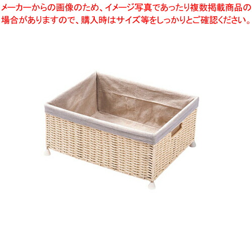 【まとめ買い10個セット品】ペーパーバスケット客席用足つき ベージュ :set eb 6075700:厨房卸問屋名調