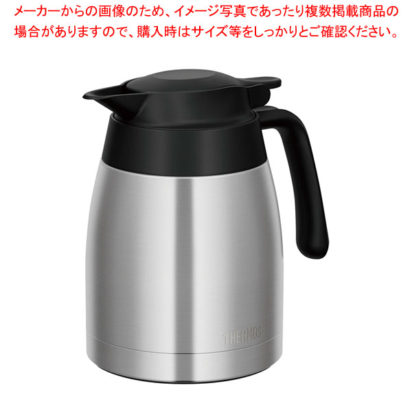 【まとめ買い10個セット品】サーモス 洗浄機対応 真空断熱STポット TTC 1000黒(1.0L) :001 0419119 101:厨房卸問屋名調