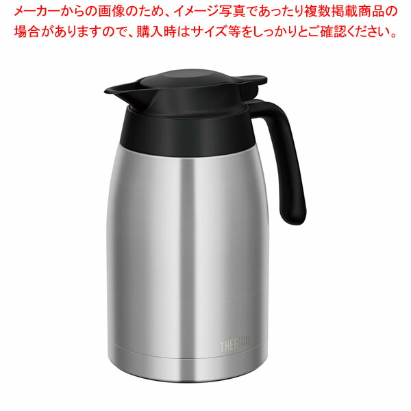 【まとめ買い10個セット品】サーモス 洗浄機対応 真空断熱STポット TTC-1500黒(1.5L)｜meicho