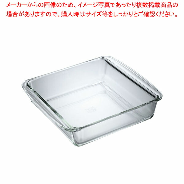 【まとめ買い10個セット品】iwaki ベーシックケーキ焼皿(角型) BC222 :001 0440779 101:厨房卸問屋名調