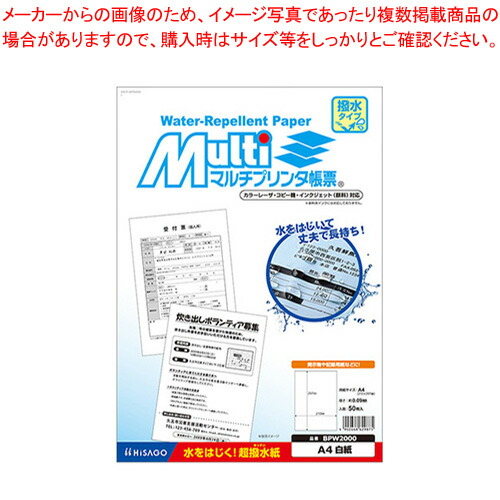 ヒサゴ マルチプリンタ帳票 BPW2000 50枚