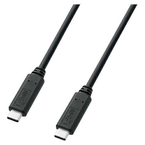 【まとめ買い10個セット品】サンワサプライ USB3.1 Gen2 TypeC ケーブル KU31-CCP510 1本超高速ＵＳＢ３．１対応機器と接続して高速転送が可能
