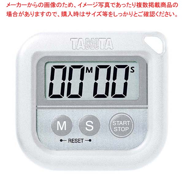 【まとめ買い10個セット品】タニタ 丸洗いタイマー 100分計 TD-376N ホワイト｜meicho