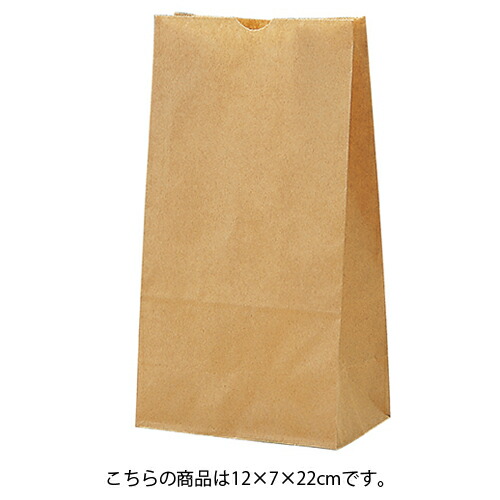 【まとめ買い10個セット品】茶無地 12×7×22 2000枚【店舗什器 小物 ディスプレー ギフト ラッピング 包装紙 袋 消耗品 店舗備品】 :set exp 61 305 1 11:厨房卸問屋名調