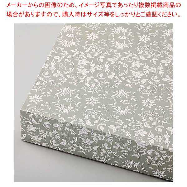 【まとめ買い10個セット品】包装紙 エレガントフラワーグレー半裁 50枚 :216 0424826 101:厨房卸問屋名調