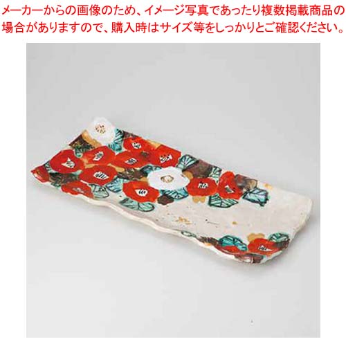 【まとめ買い10個セット品】和食器 紅白椿 長盛皿(無鉛) 37Q032 18 まごころ第37集 :set kak 212115:厨房卸問屋名調